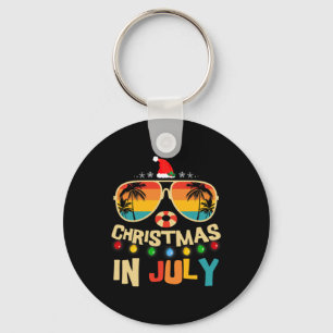 Chaveiro Papai Noel Óculos de Sol Praia Natal Em Julho Home