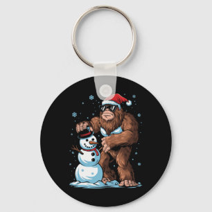 Chaveiro Papai Noel Pé Grande Boneco de Neve Crianças Menin