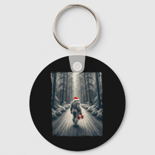 Chaveiro Papai Noel Pé Grande Natal Sasquatch Acredite