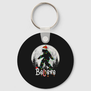 Chaveiro Papai Noel Pé Grande Natal Sasquatch Acredite Xmas