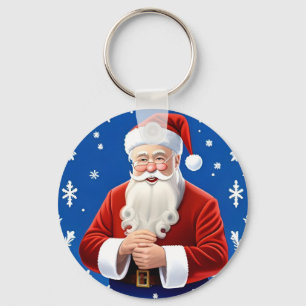 Chaveiro Papai Noel Sorridente