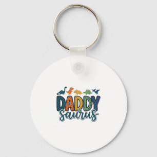 Chaveiro Papai Saurus Pai Dinossauro Fofo Design Vetorial_1
