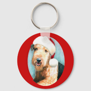 Chaveiro Papais noeis Airedale Terrier
