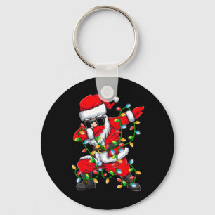 Chaveiro Papais noeis Batidos Xmas Luzes Meninas Meninos Cr