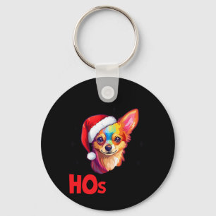 Chaveiro Papais noeis Cachorro Chihuahua Há alguns Hos nest