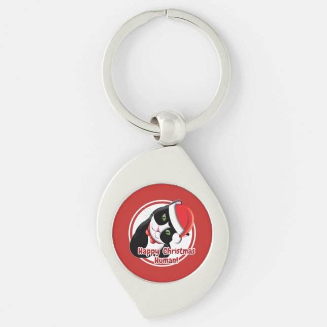 Chaveiro Papais noeis Cat (Frente)