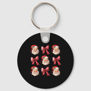 Chaveiro Papais noeis De Coquetes Vermelhas Natal Para As M