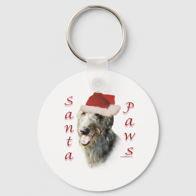 Chaveiro Papais noeis de Deerhound escoceses (Frente)