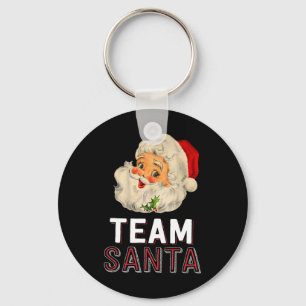 Chaveiro Papais noeis de Equipe Família de Natal Correspond