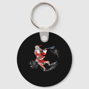 Chaveiro Papais noeis de Lacrosse Natal Legal Lax Sport Ugl