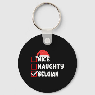 Chaveiro Papais noeis de Natal Belga Funny Belga
