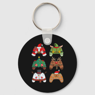 Chaveiro Papais noeis De Natal Controladores De Jogos Elf D