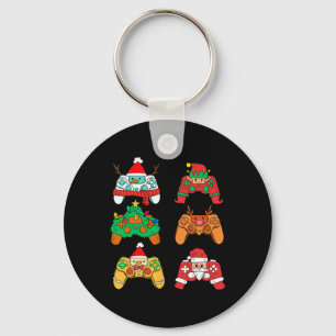 Chaveiro Papais noeis de Natal Controladores de Jogos Elf G