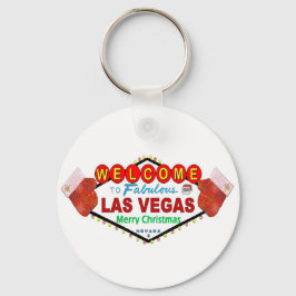 Chaveiro Papais noeis de Natal de Las Vegas e Mittens Keych
