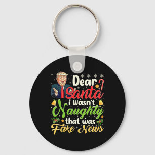 Chaveiro Papais noeis de Natal Notícias falsas Engraçadas X