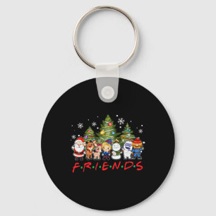 Chaveiro Papais noeis de Natal Rudolph Snowman Família Xma