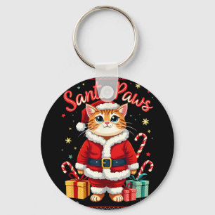 Chaveiro Papais noeis De Pata De Santa Hata De Natal Gatinh
