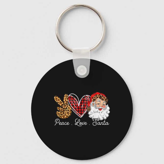 Chaveiro Papais noeis de paz Leopard Buffalo Natal 2021 (Frente)