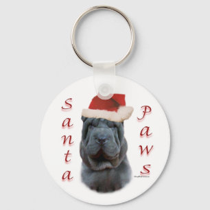 Chaveiro Papais noeis de Shar-Pei Chineses