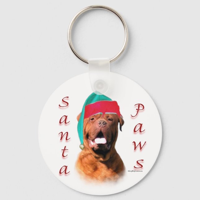 Chaveiro Papais noeis do Cogue de Bordeaux Paws (Frente)