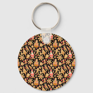 Chaveiro Papais noeis e Biscoitos de Natal com Gingerpão d