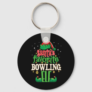 Chaveiro Papais noeis Favoritas Boliche Elf Christmas Match