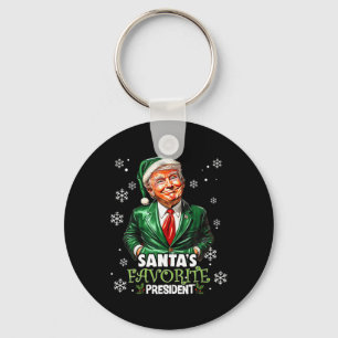 Chaveiro Papais noeis Favoritos Presidente Engraçado Trump