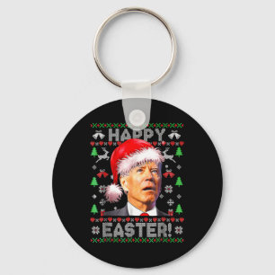 Chaveiro Papais noeis Joe Biden Felz pascoa Ugly Christmas