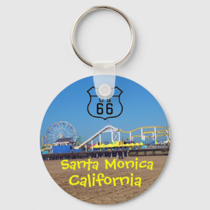 Chaveiro Papais noeis Monica Pier Route 66 California