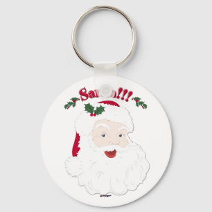 Chaveiro Papais noeis! Papais noeis de Natal do Estilo Vint