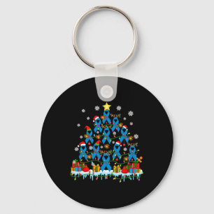 Chaveiro Papais noeis Reindeer Elf Diabetes Fitas Chri