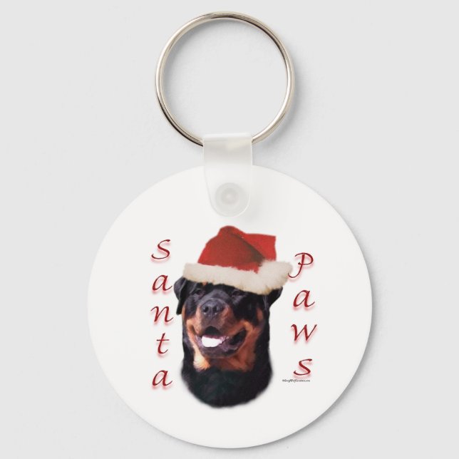 Chaveiro Papais noeis Rottweiler (Frente)