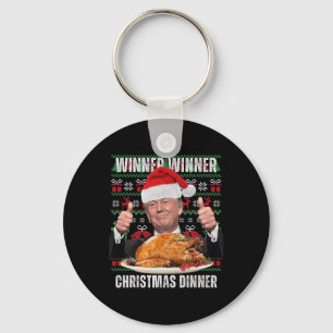 Chaveiro Papais noeis Tremem o Natal Humor Engraçado Trump 