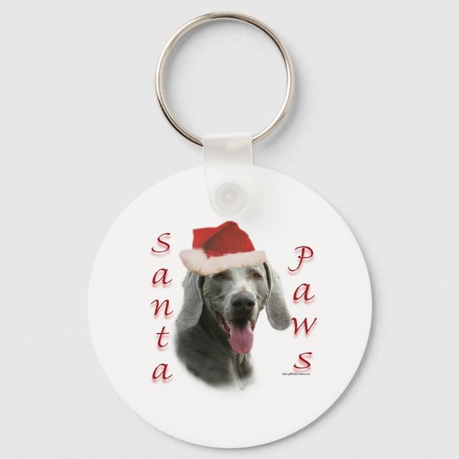 Chaveiro Papais noeis Weimaraner (Frente)