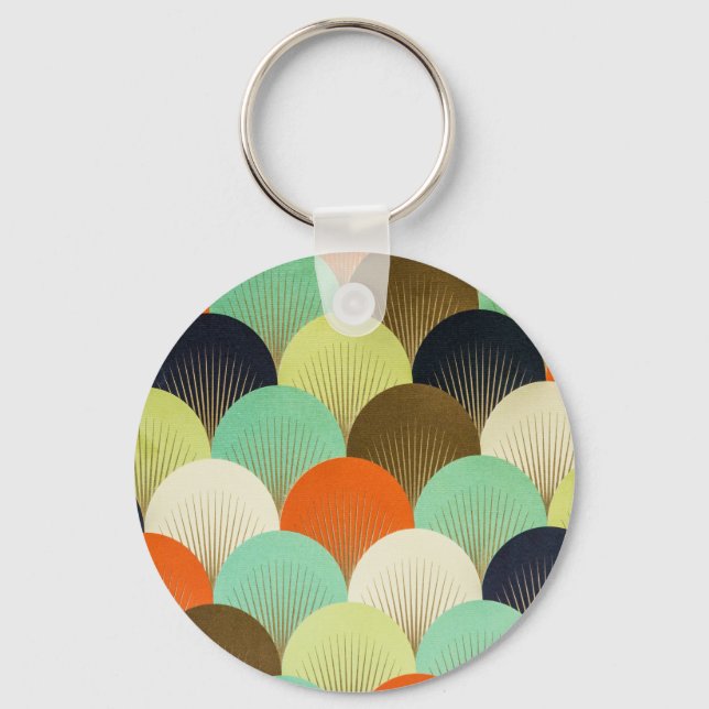 Chaveiro Papel de parede colorido: design artístico. (Frente)
