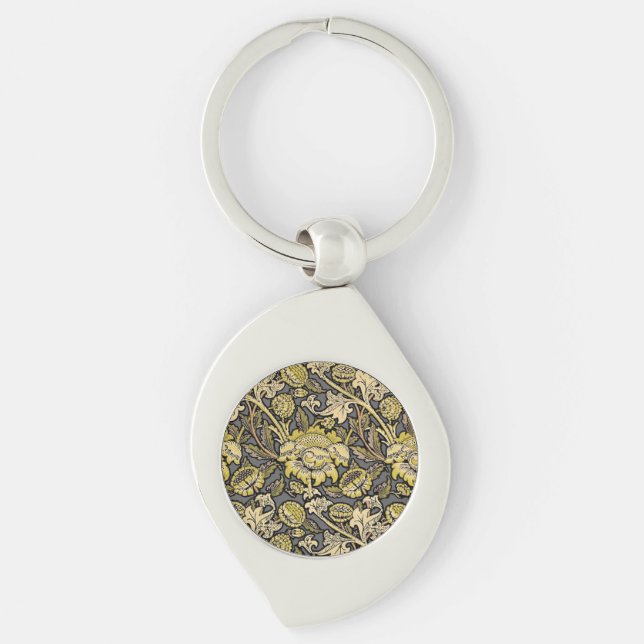 Chaveiro Papel de parede floral William Morris Wey Artes Of (Frente)