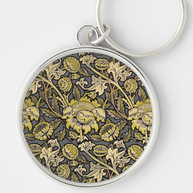 Chaveiro Papel de parede floral William Morris Wey Artes Of (Frente)