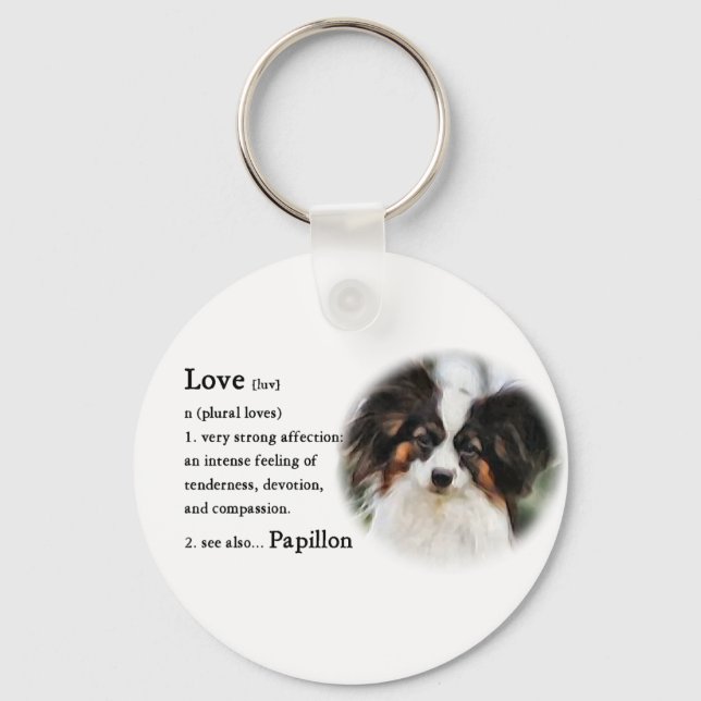 Chaveiro Papillon Art Gifts (Frente)