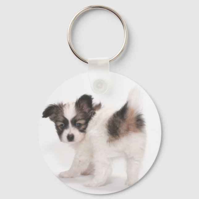 Chaveiro Papillon Puppy (Frente)