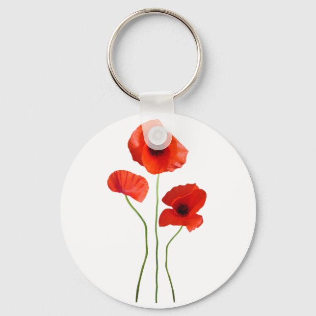 Chaveiro papoila - poppy (Frente)