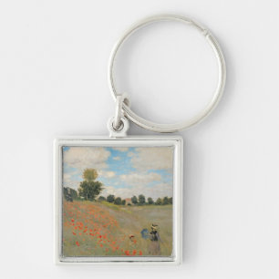 Chaveiro Papoilas selvagens de Claude Monet , perto de