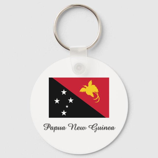 Chaveiro Papua Nova Guiné - Design (Frente)