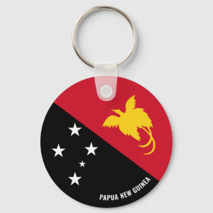 Chaveiro Papua Nova Guiné Sinalizador encantador Patrióti