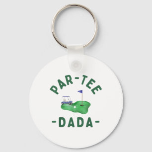Chaveiro Par Tee Dada Buraco Em Um Pais De Golfe Correspond