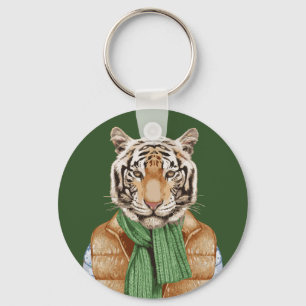 Chaveiro Para baixo tigre da veste