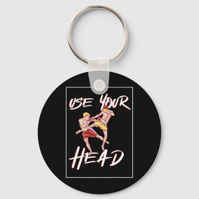 Chaveiro Para boxeador tailandês Lethwei Muay Thai Artes Ma (Frente)
