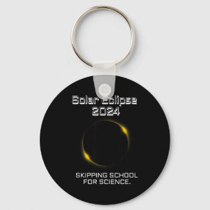 Chaveiro Para Camisa Eclipse Solar Saltando Aula Ciência