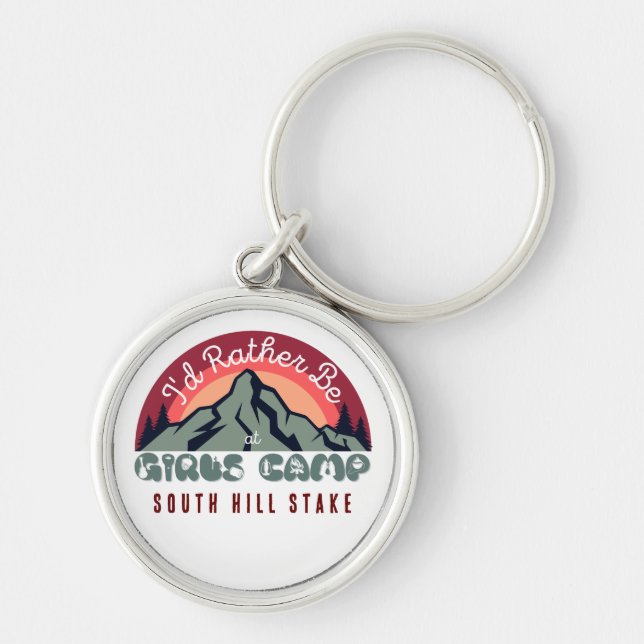 Chaveiro para Jovens Mulheres do Acampamento LDS (Frente)