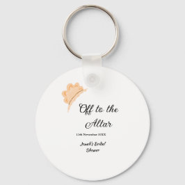 Chaveiro Para o altar laranja capa chapéu chá de panela nom