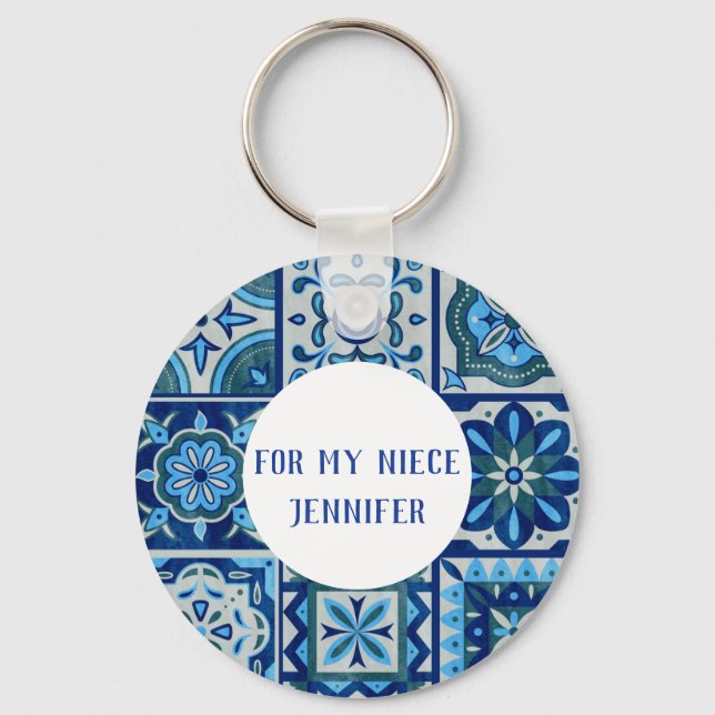 Chaveiro Para o meu sobrinho 15 de aniversário Azulejo (Frente)